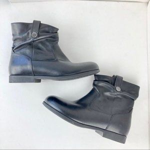 NEW Birkenstock Sarnia Black Leather Ankle Boots